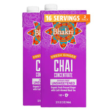 Load image into Gallery viewer, Fresh Ginger Chai Concentrate 2-Pack