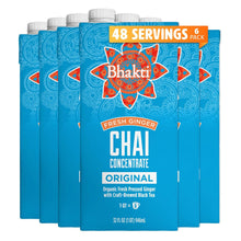 Load image into Gallery viewer, Fresh Ginger Chai Concentrate - 6-Quart Case