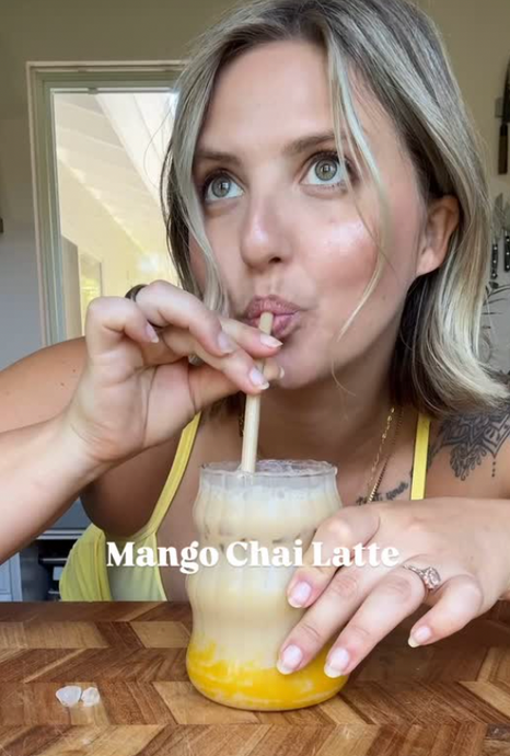 Mango Iced Chai Latte