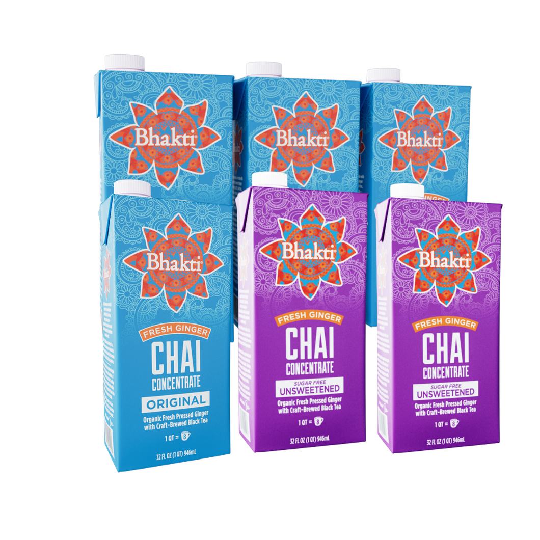 Fresh Ginger Chai Concentrate - 6-Quart Case
