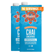 Load image into Gallery viewer, Fresh Ginger Chai Concentrate 2-Pack
