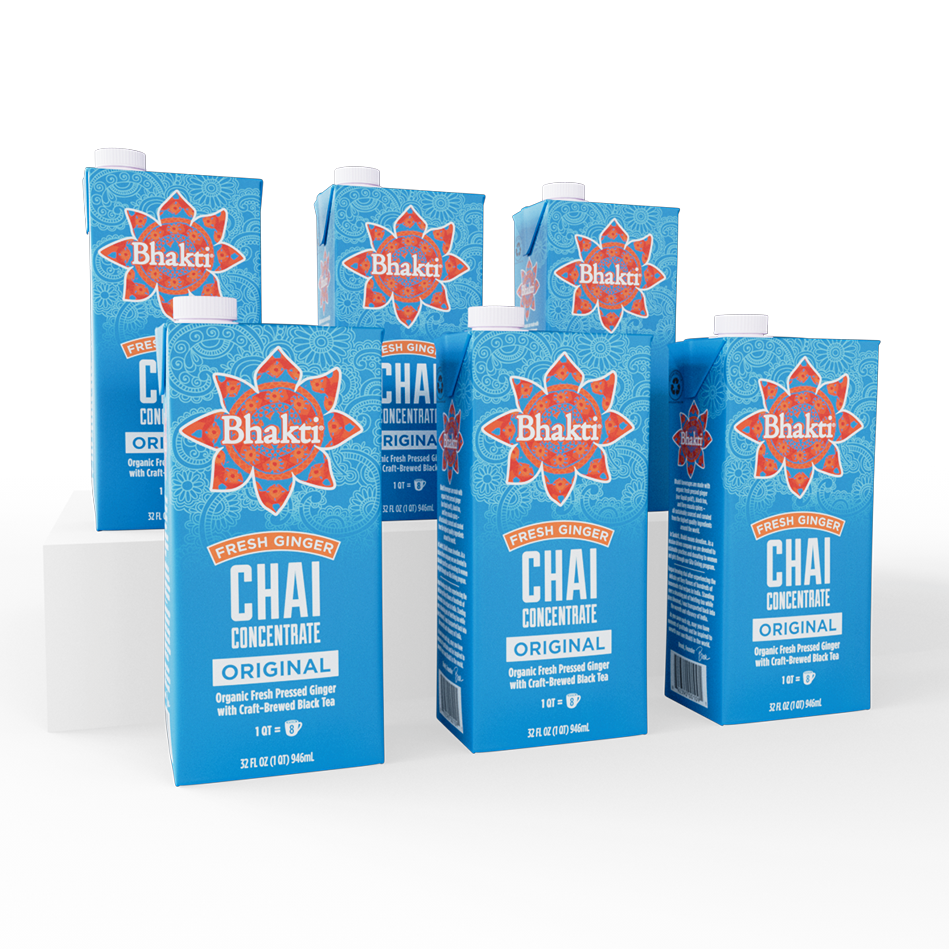 Fresh Ginger Chai Concentrate - 6-Quart Case